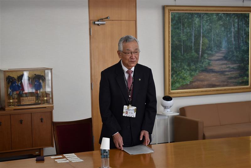 祝辞を述べる川越市長